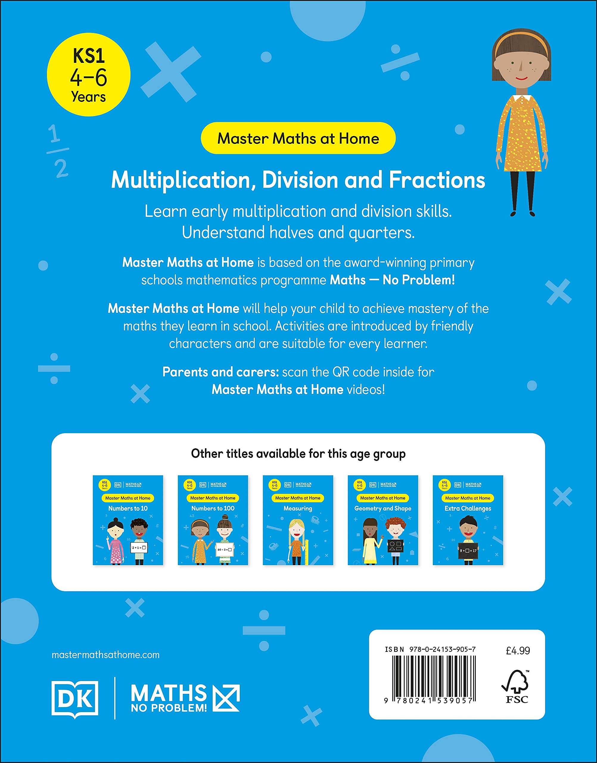 No Problem Multiplication Division And Fractions Ages 4-6