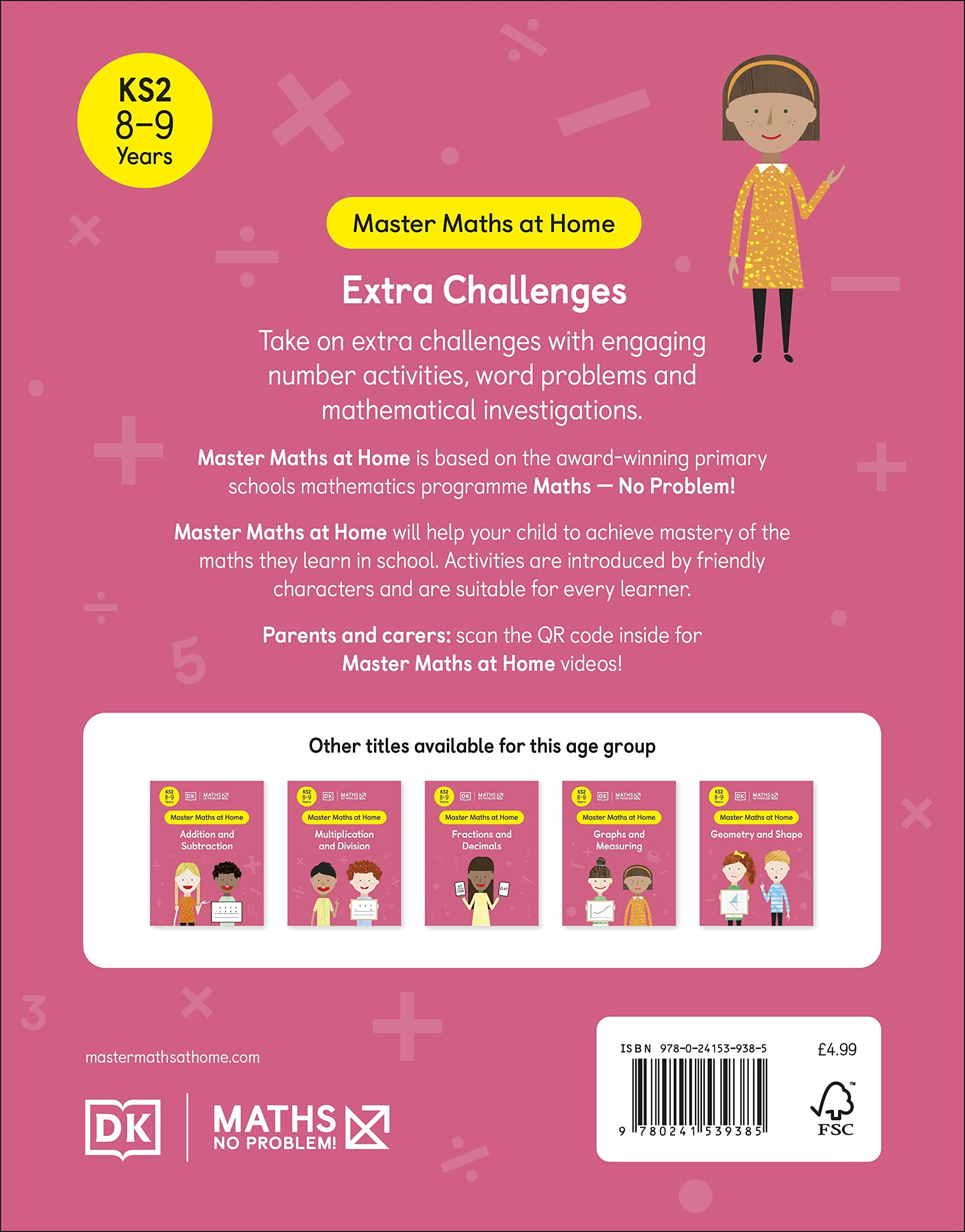 Maths — No Problem Extra Challenges Ages 8-9 (Key Stage 2)