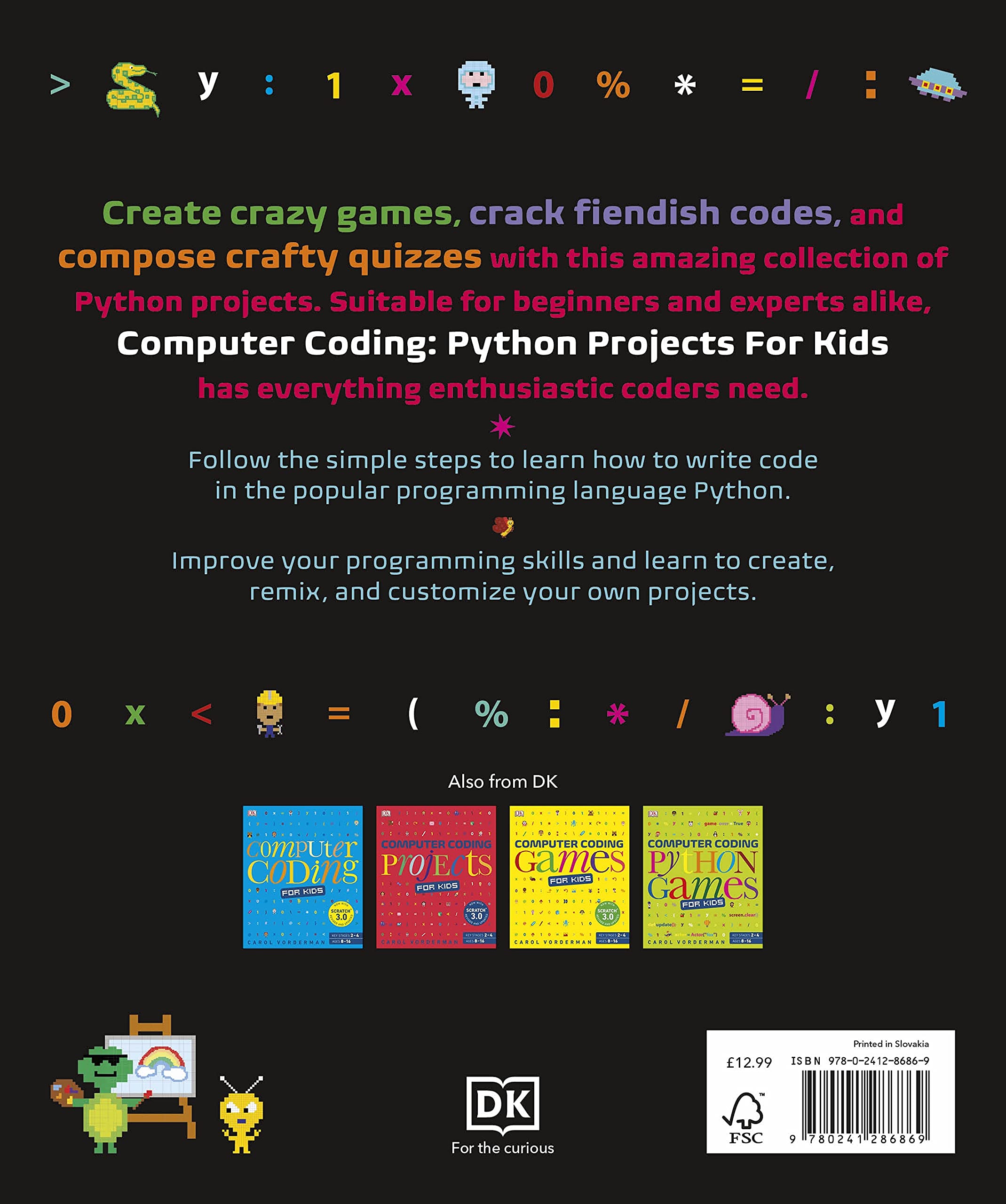 Computer Coding Python Projects For Kids A Stepbystep Visual Guide