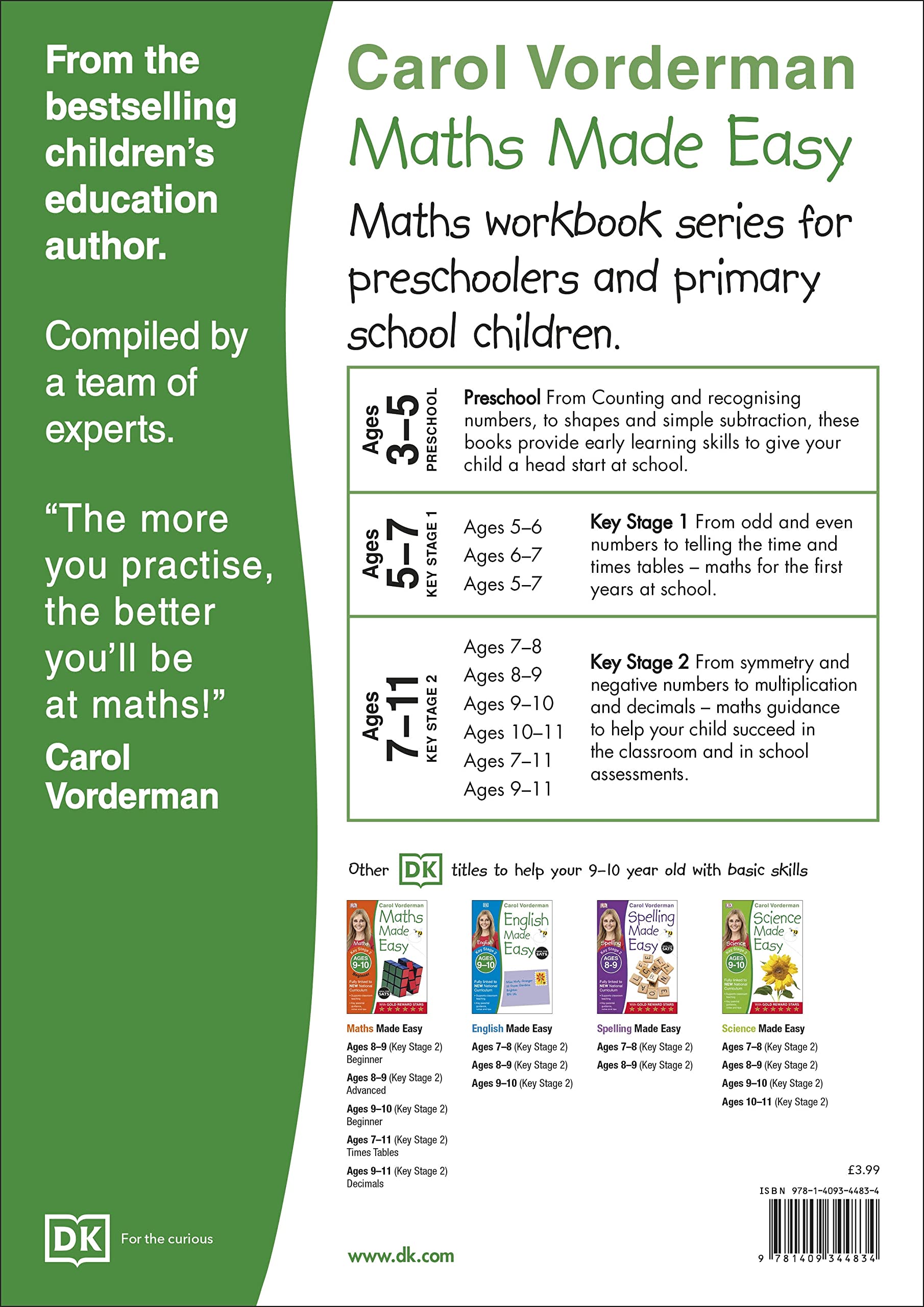 Maths Made Easy: Advanced, Ages 9-10 (Key Stage 2)