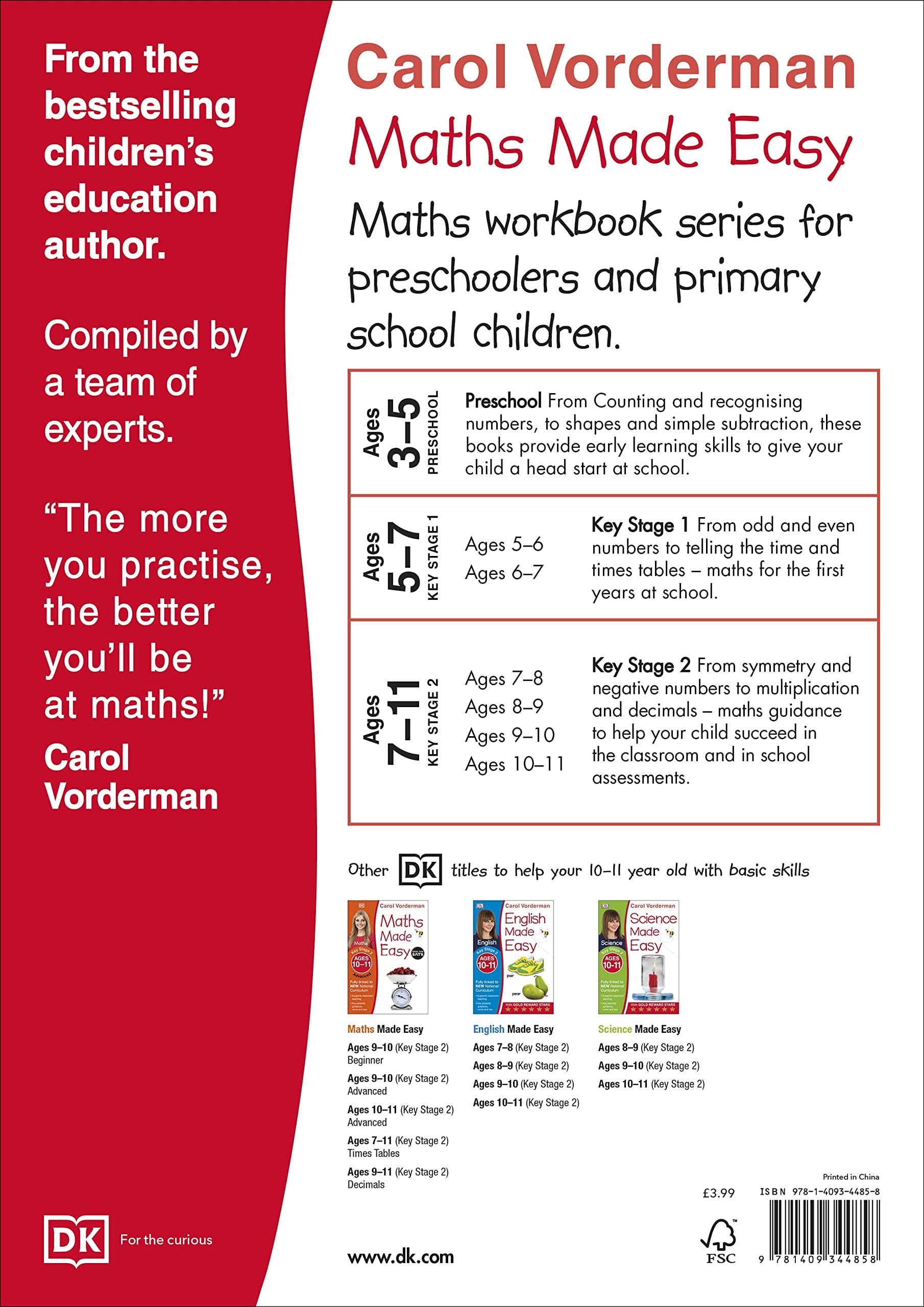 Maths Made Easy: Beginner, Ages 10-11 (Key Stage 2): Beginner