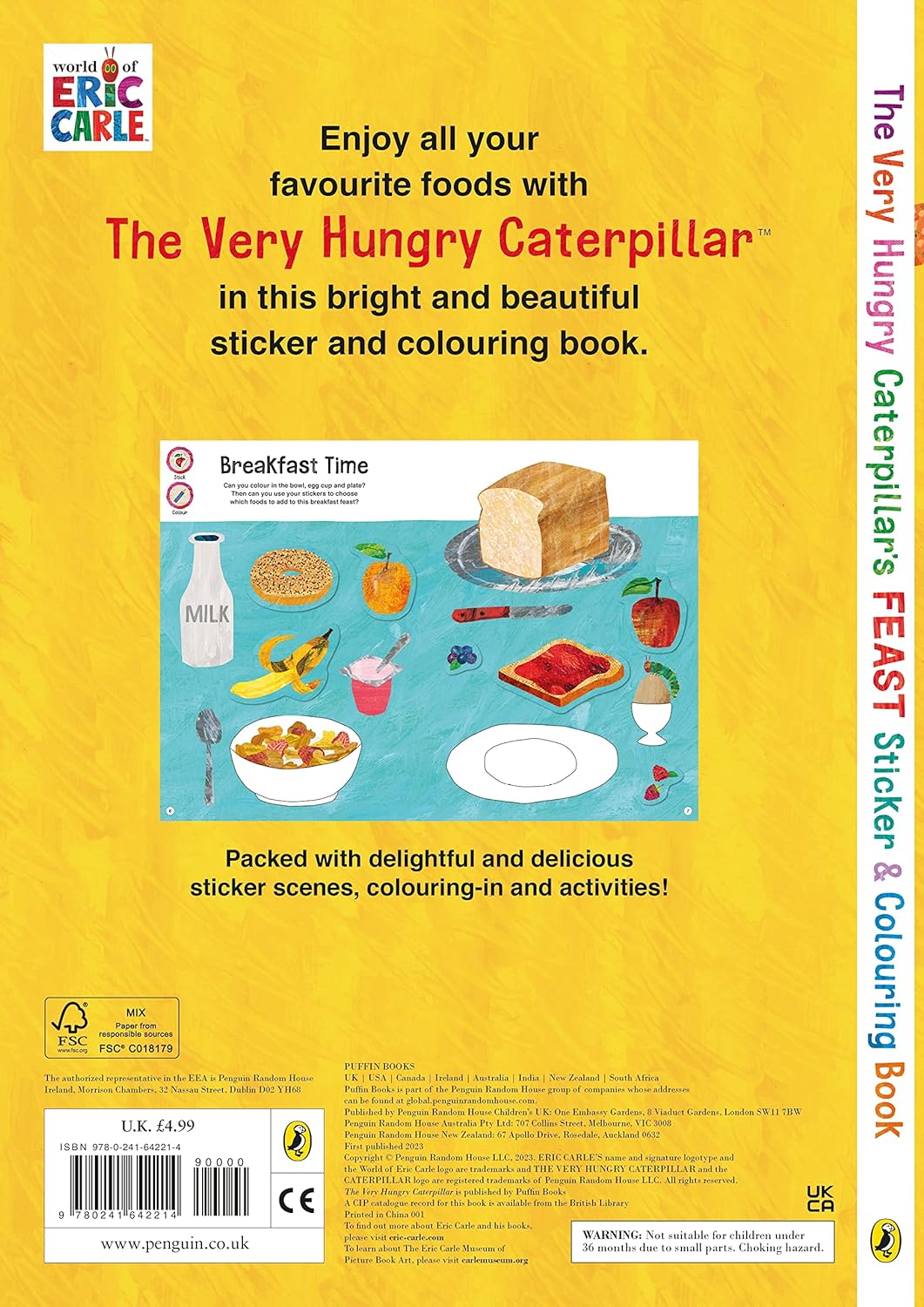 The Very Hungry Caterpillar’s Feast Sticker & Colouring Book