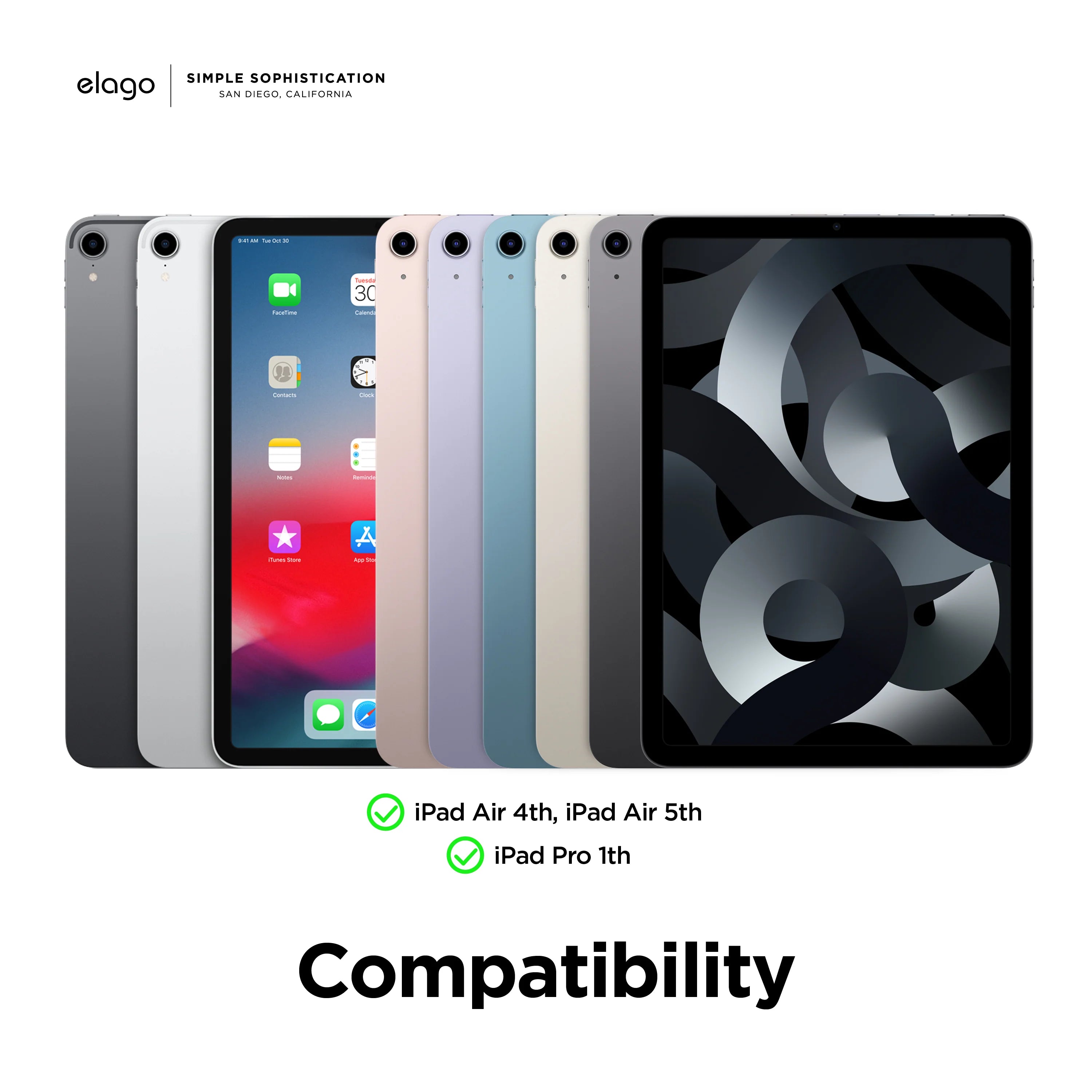 elago Magnetic Folio iPad Air 10.9 Dark Grey
