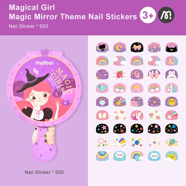 Mideer - Mideer Magic Nail Sticker - Magic Girl