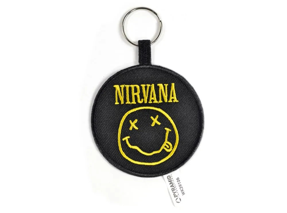 Pyramid Nirvana (Smiley) Woven Keychain