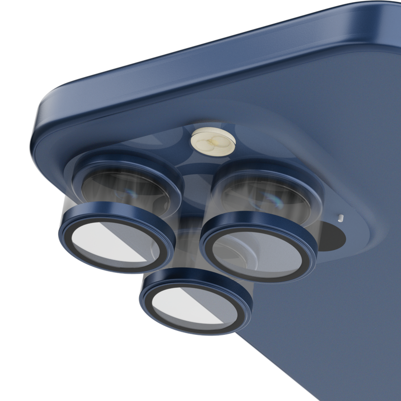 Levelo Lens Protector (3PCS) iPhone 15 Pro/15 Pro Max Blue