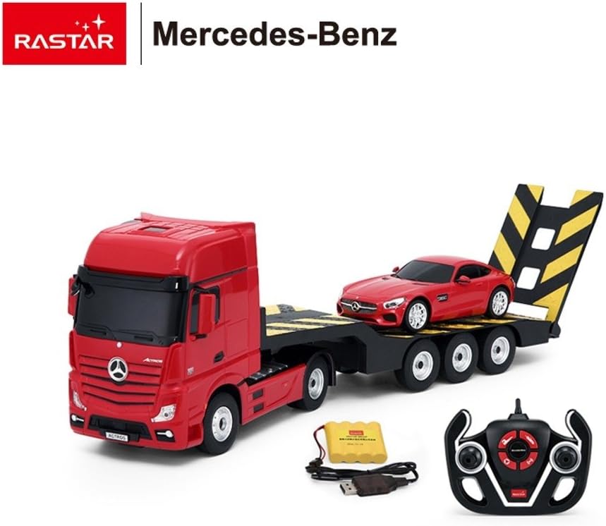 R/C 126 Mercedes-Benz Actros with 1/24 scale Car 2.4G USB ch