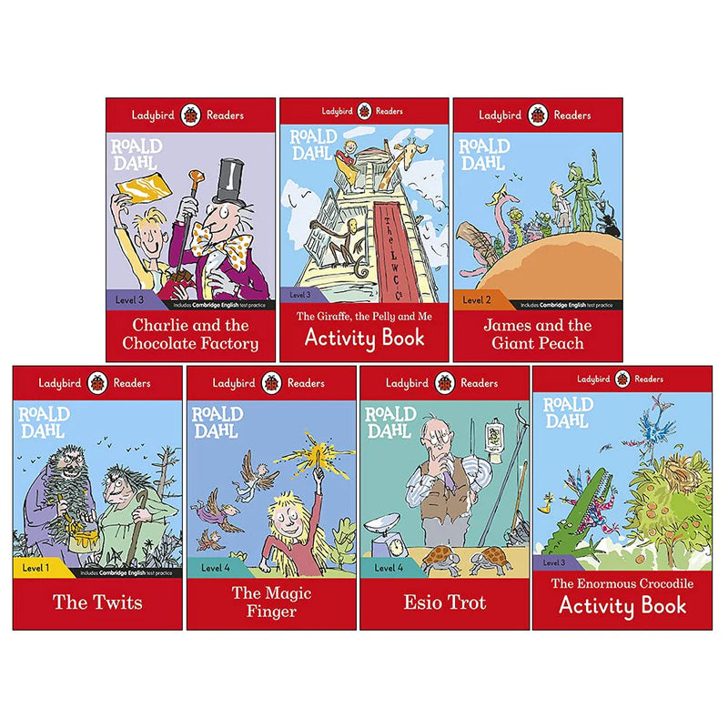 Ladybird Readers Roald Dahl Series 7 Books Collection Set