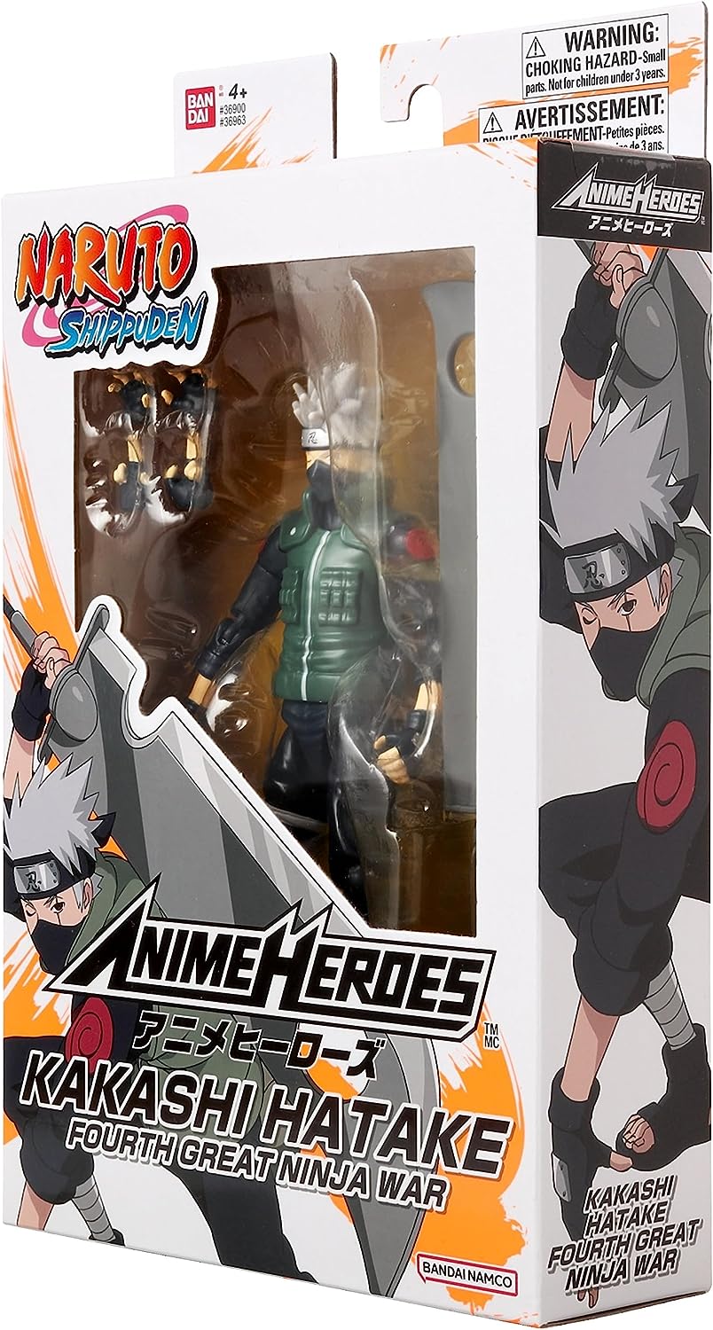 Soldes Bandai Naruto Shippuden Anime Heroes - Hatake Kakashi 2024