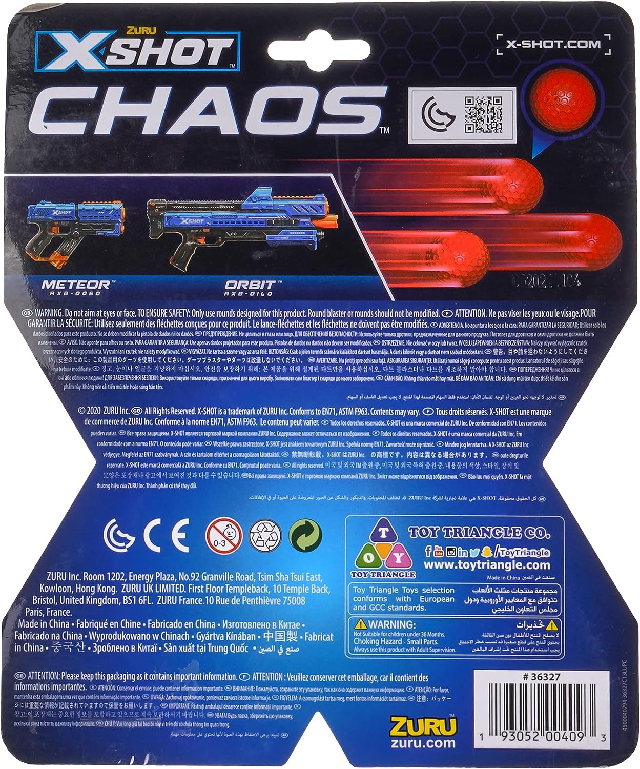X-Shot Chaos 50 Dart Balls Refill