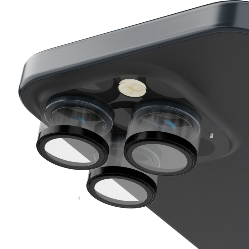 Levelo Lens Protector iPhone 15 Pro/15 Pro Max Graphite