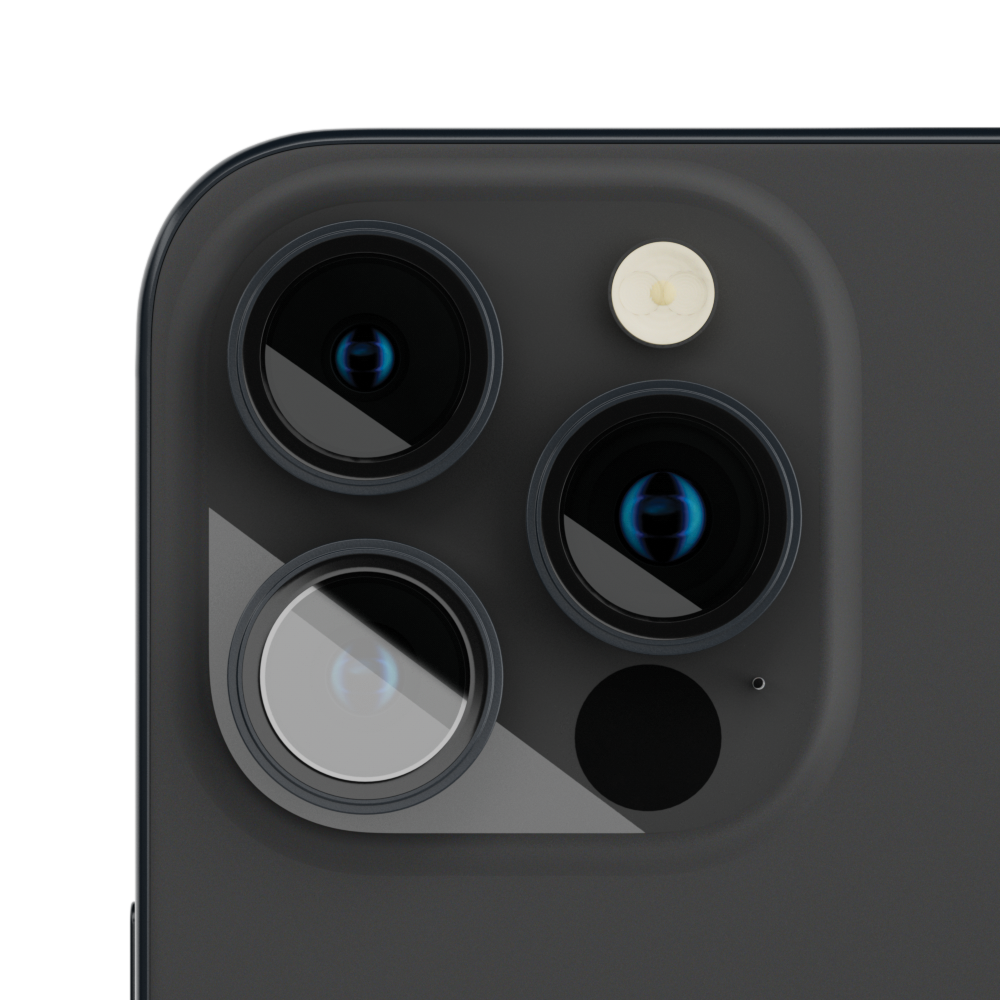 Levelo Lens Protector iPhone 15 Pro/15 Pro Max Graphite