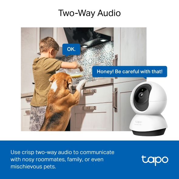 Tapo C220 | Pan/Tilt AI Home Security Wi-Fi Camera 4MP