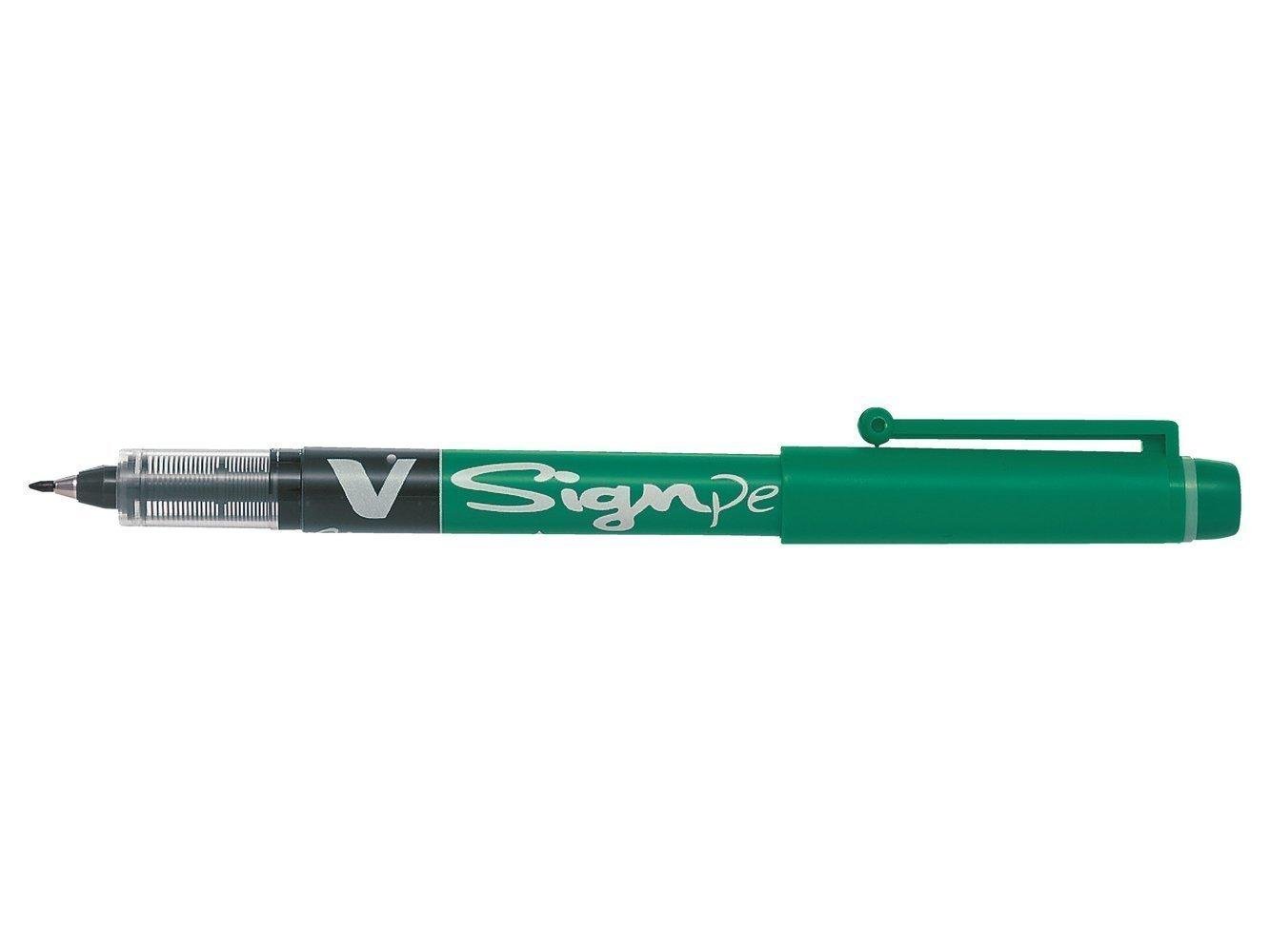Pilot Sign Pen V Type Green