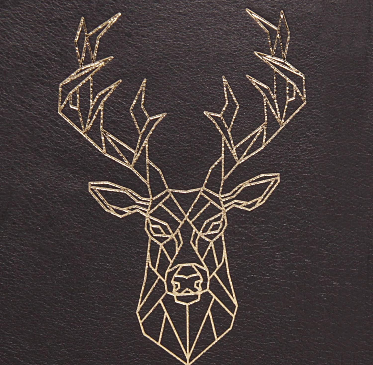 C.F Leather Black Forest HardCover Notebook A5 L Deer