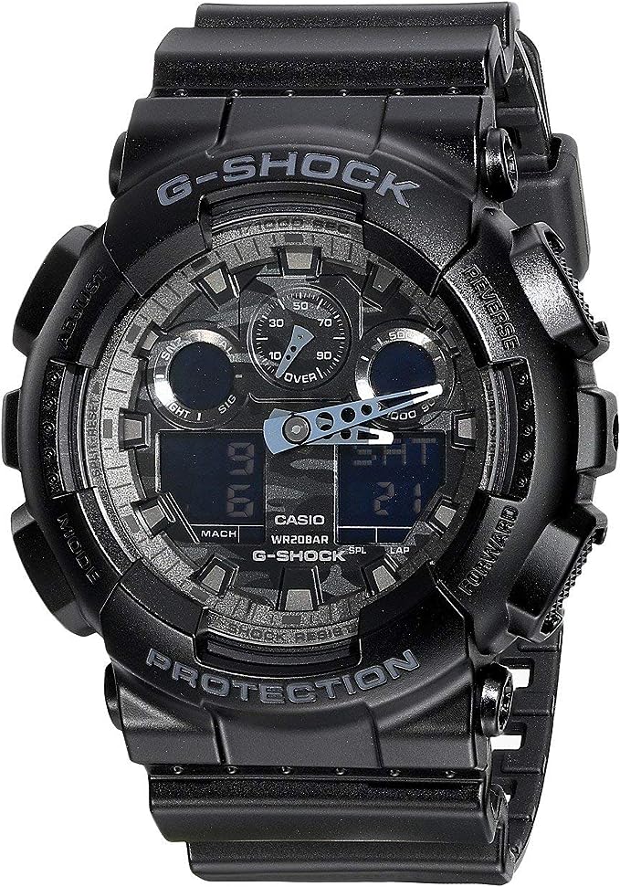 Casio Ga100Cf G Shock Analog Digital Watch Black