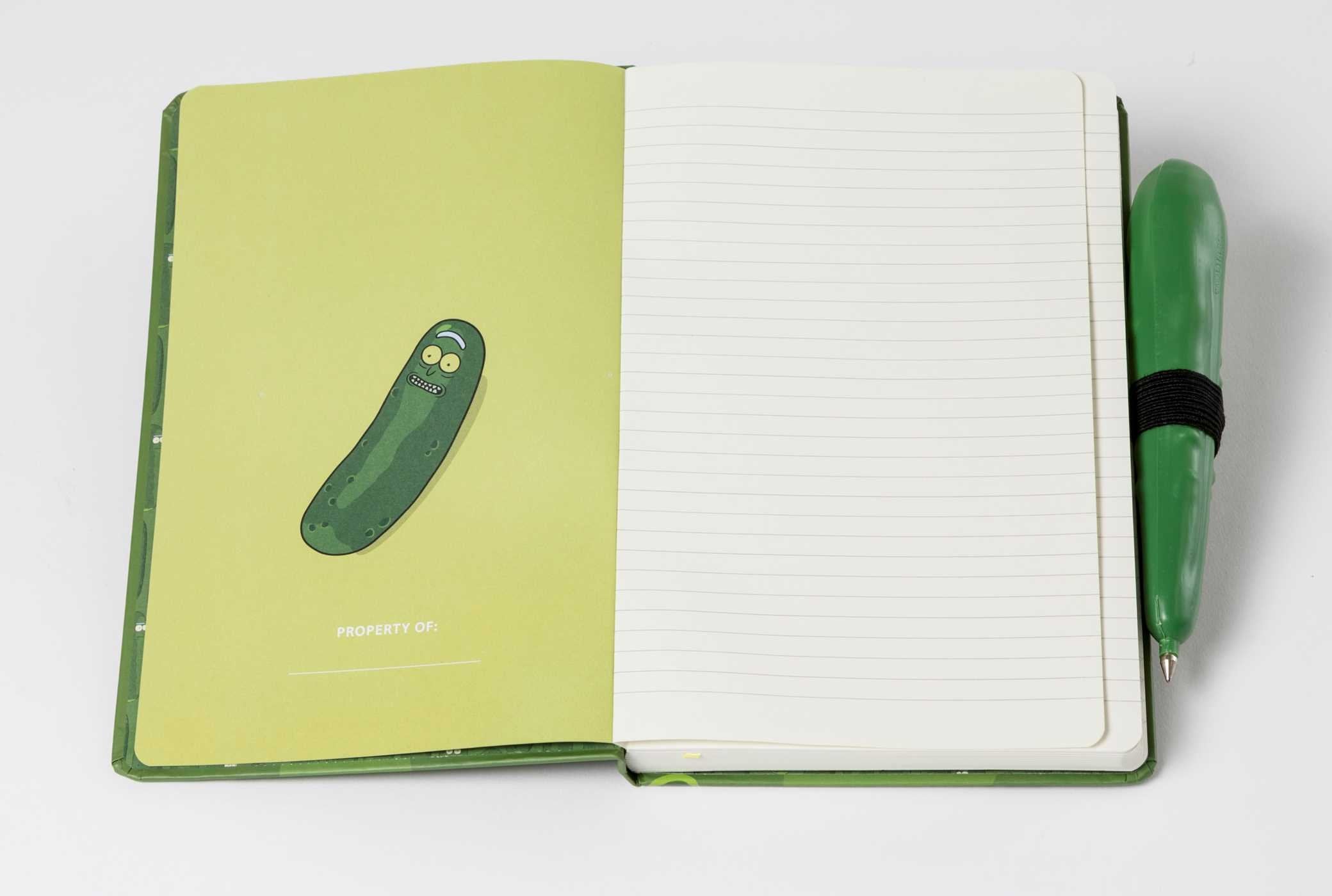 Rick and Morty: Pickle Rick Hardcover Ruled Journal With Pen