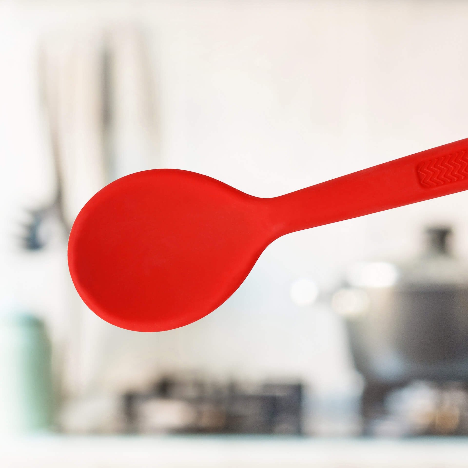 Dr.Oetker: Flexxibel Love Silicone Cooking Spoon Red - 305X6 cm
