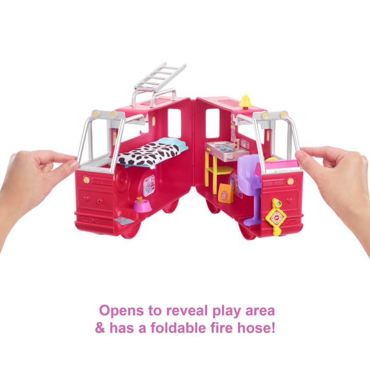 Barbie Chelsea Fire Truck Playset