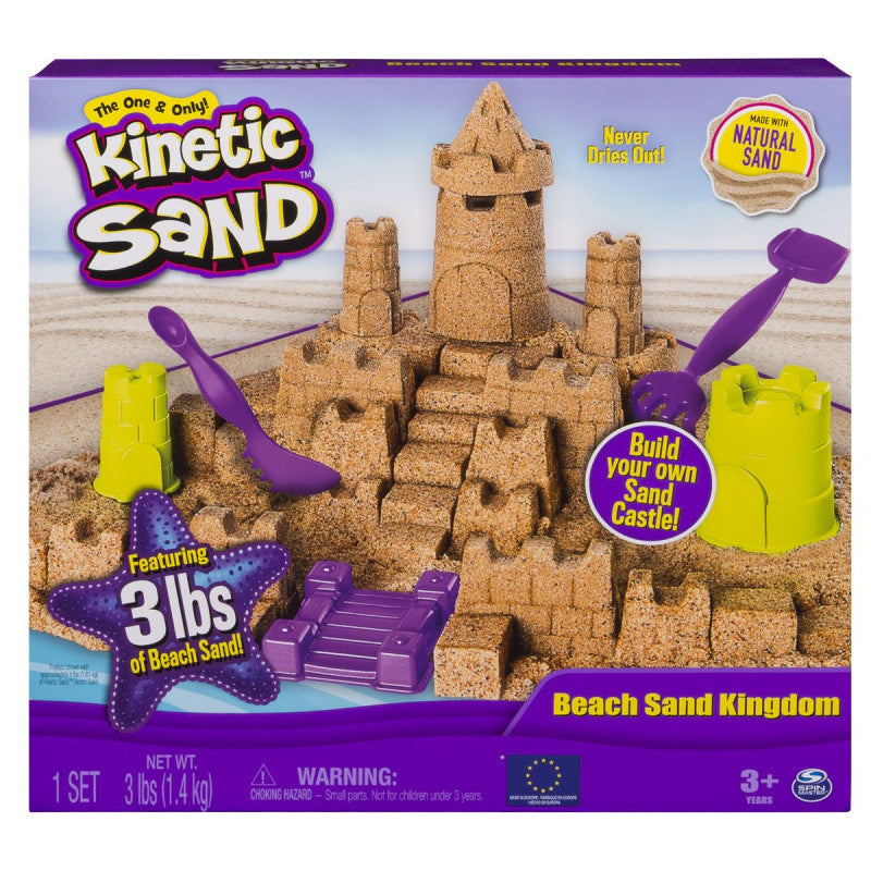 Spin Master: Kinetic Sand Beach Sand Kingdom - 3 Lbs