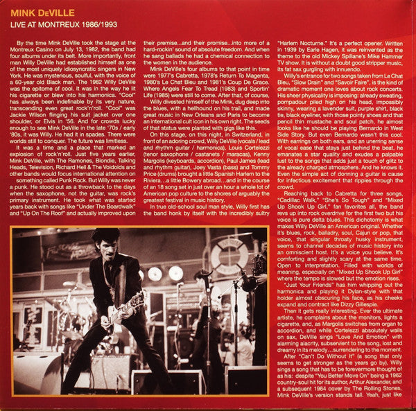Mink DeVille: Live at Montreux 1982 (Limited Edition)