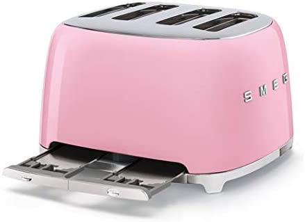 Smeg 4x4 slice toaster - Pink