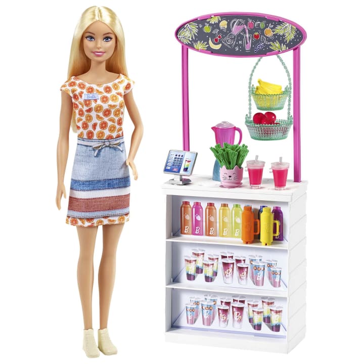 Barbie Smoothie Bar Doll Playset