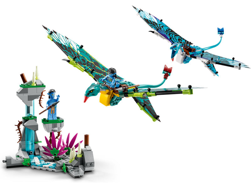 Lego Avatar - Jake And Neytiri'S First Banshee Flight