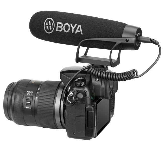 Boya Wired On Camera Shotgun Microphone For phones And DSLRs