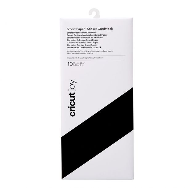 Cricut: Joy Smart Sticker Cardstock - Black 5.5X13