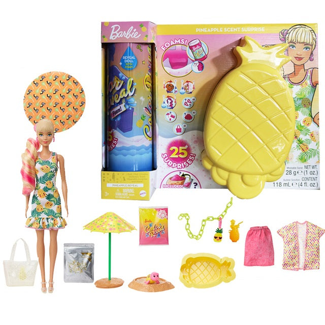 Barbie Ultimate Color Reveal Foam Doll - Pineapple Scent