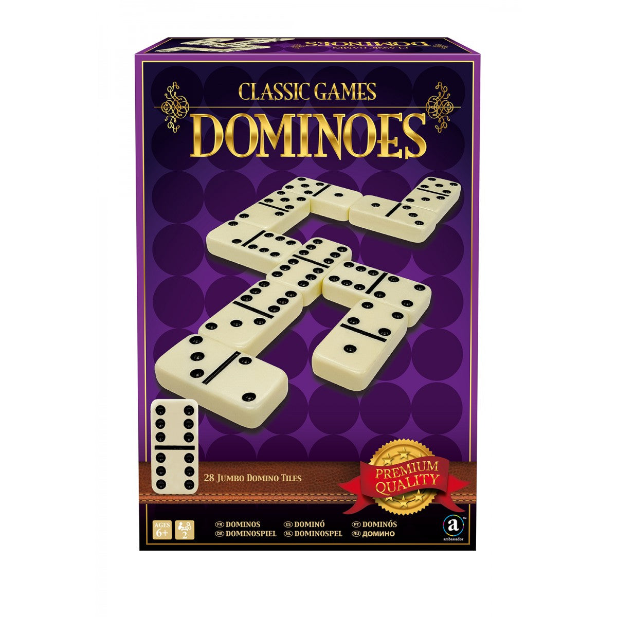Brand Ambassador: Classic Games - Double-6 Dominoes In Gift Box