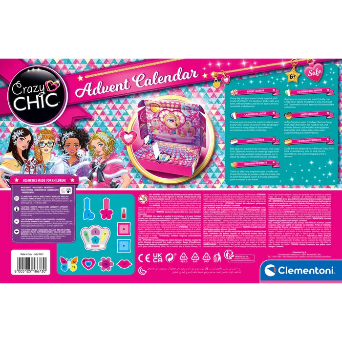 Clementoni Crazy Chic Advent Calendar Lovely Time