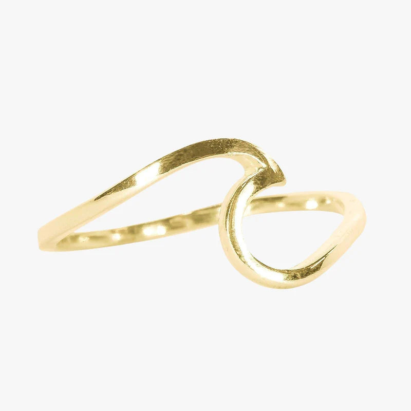 Pura Vida - Ring Wave Gold 9