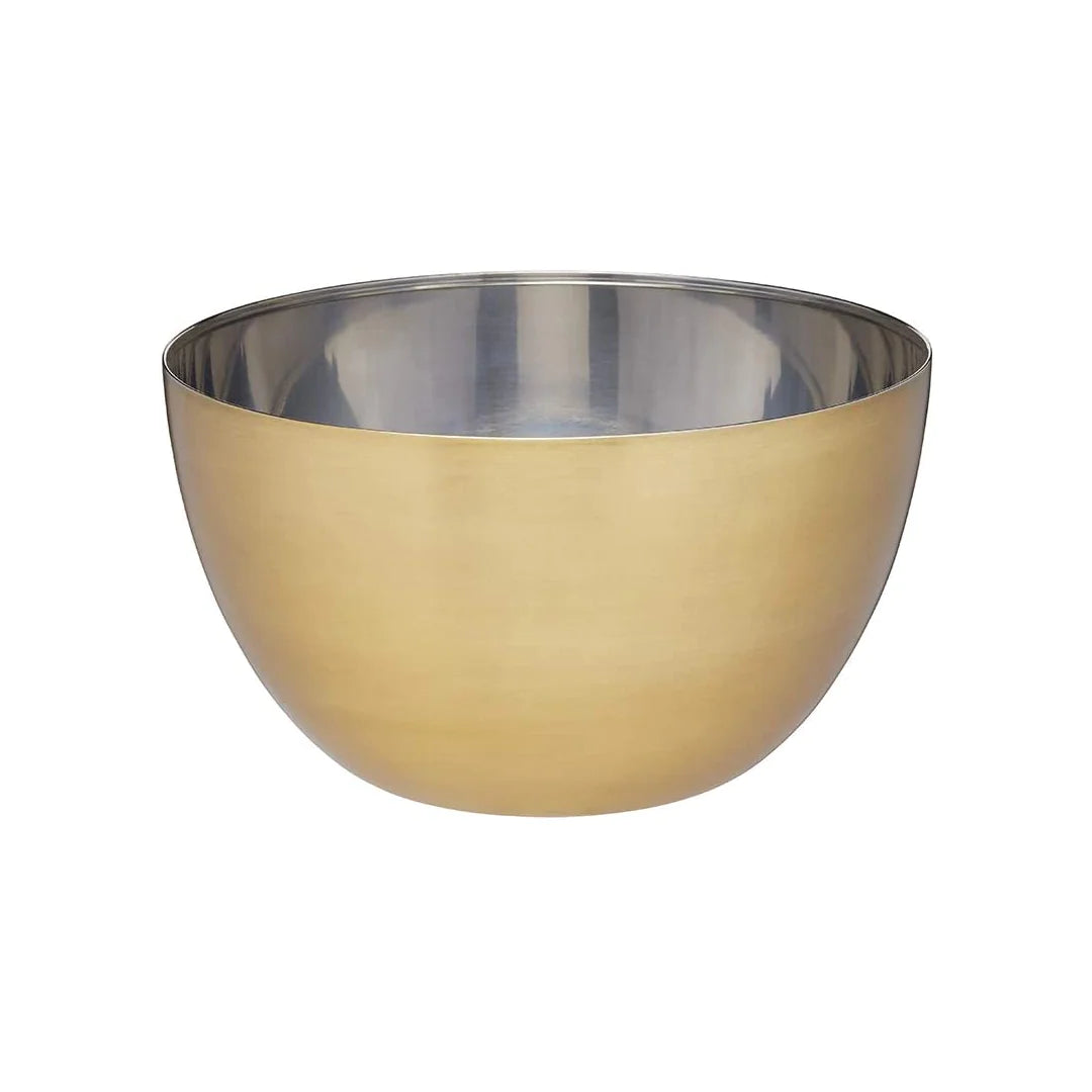 Lily's Home Large Mixing Bowl Brass Finish 24Cm