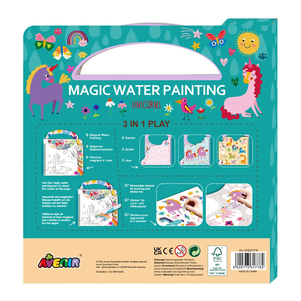 Avenir - Magic Water Painting - Unicorns