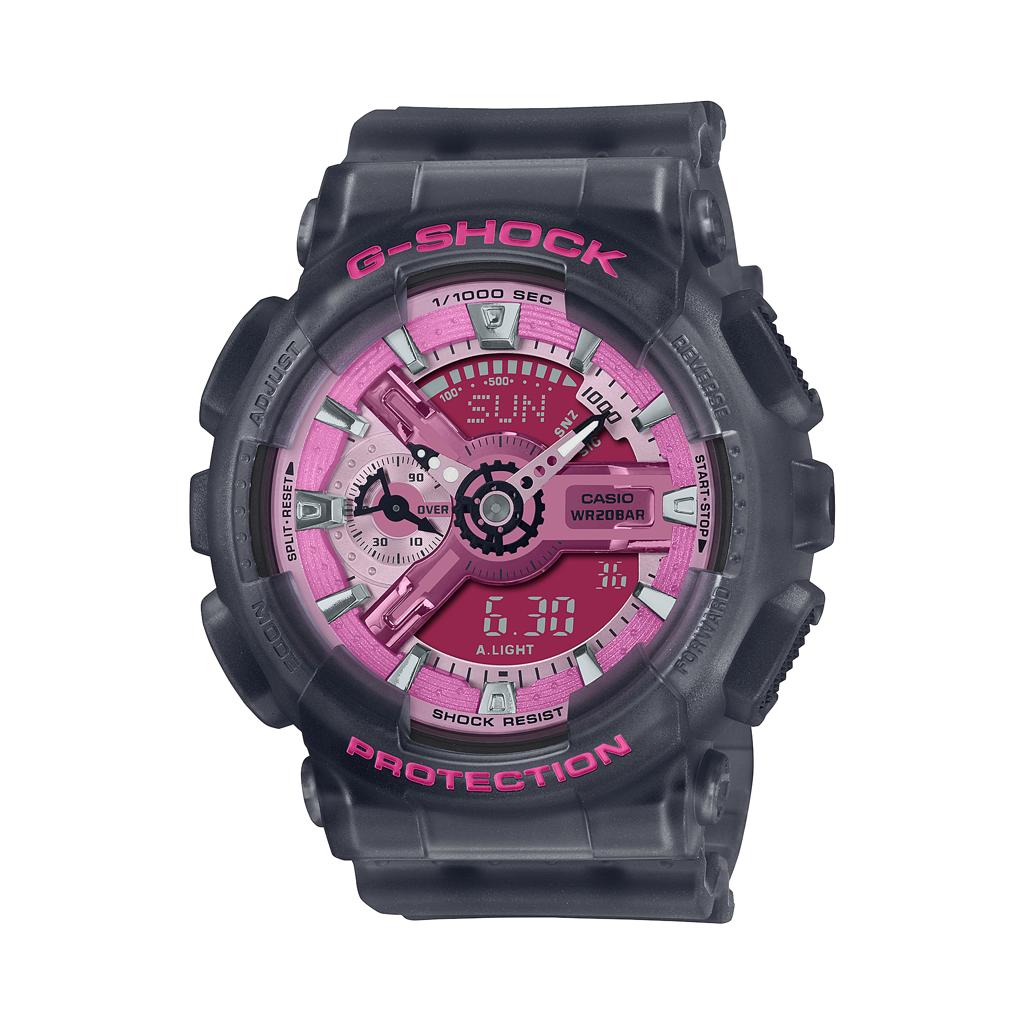 Casio Watch: G-SHOCK S110NP - Black & Pink