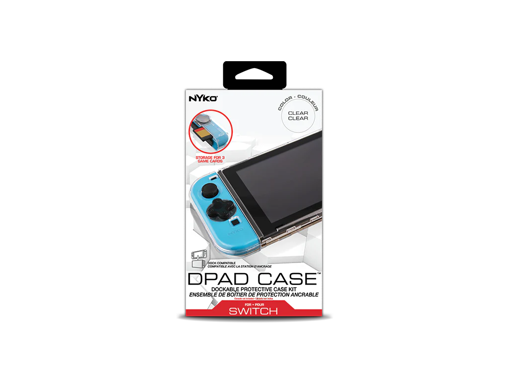 Nyko Dpad Clear Case for Nintendo Switch