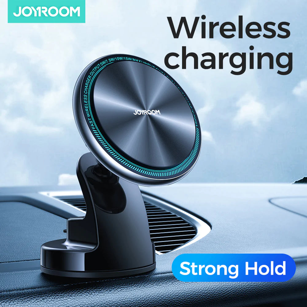 Joyroom JR-ZS290 Magnetic Wireless Car Charger Dashboard - Silver