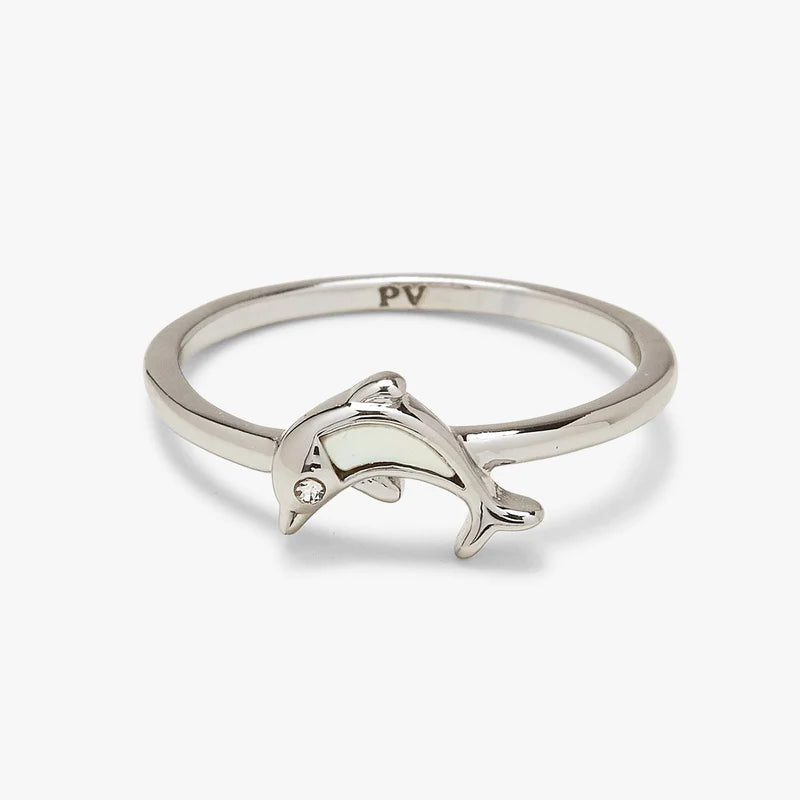 Pura Vida - Ring Mop Dolphin Silver 5