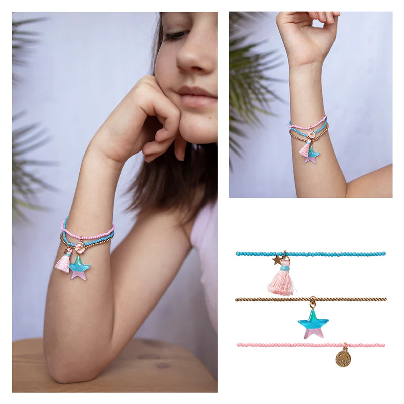 Calico - Belinda Bracelets - Star - Set Of 3
