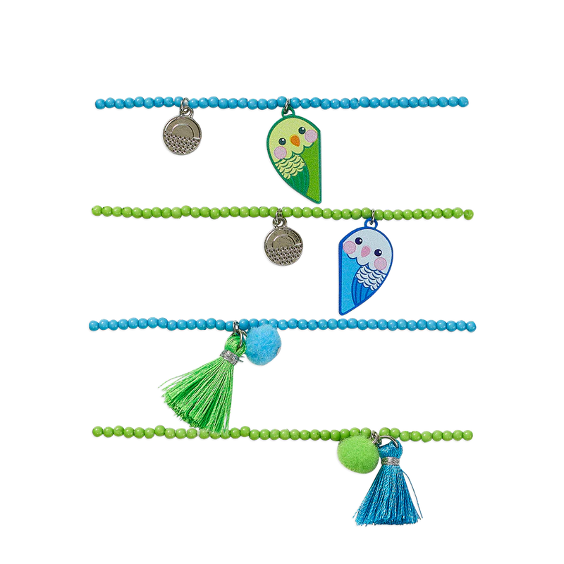 Calico - Kourtney Bracelets - Parakeets Bff - Set Of 4