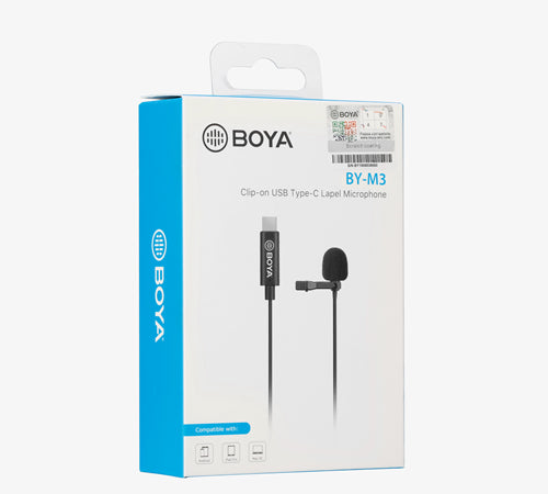 Boya Lavalier Microphone For Usb Type-C Devices