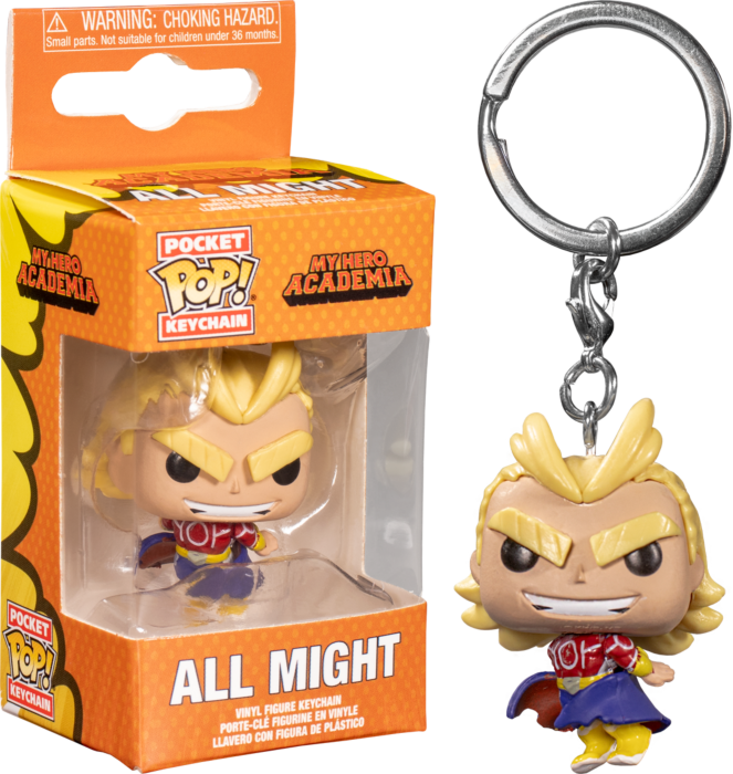 Pop Keychain MHA - All Might (Silver Age)