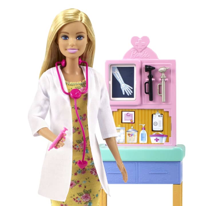 Barbie Careers Pediatrician Doll Playset