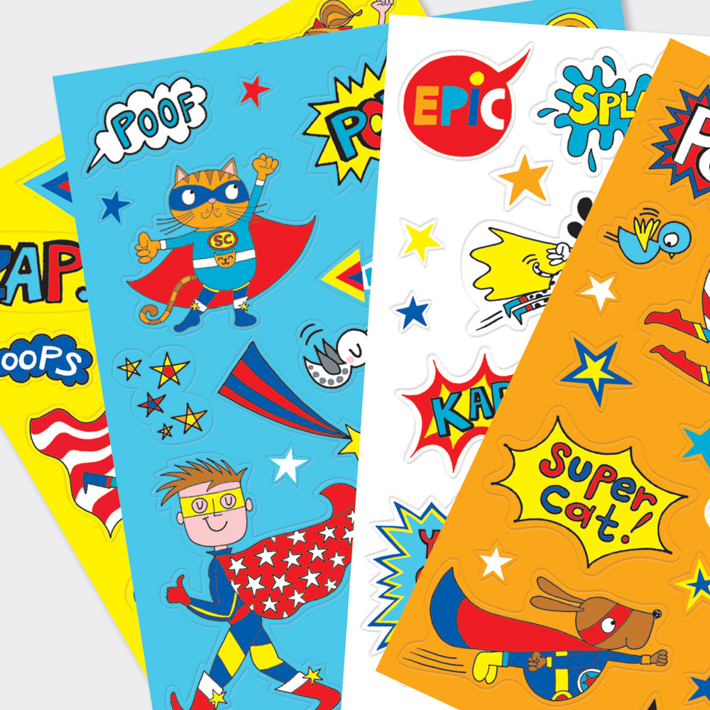 Rachel Ellen Design Sticker Books - Super Hero