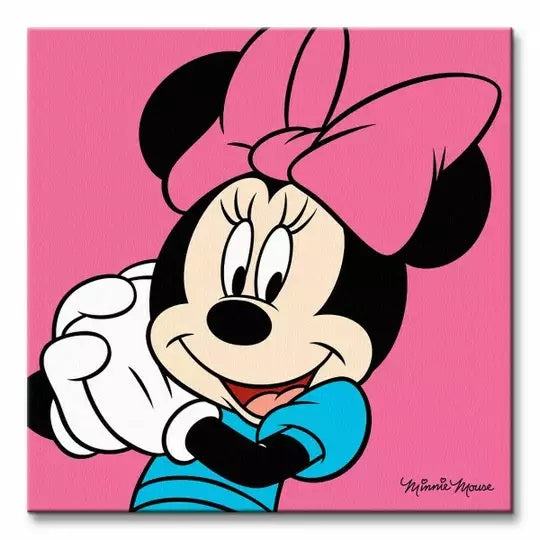 Pyramid: Minnie Mouse (Pink) - Canvas Prints