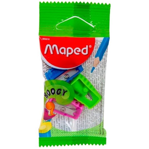 Maped Boogy 1-Hole Sharpener (Pack Of 3) - DNA