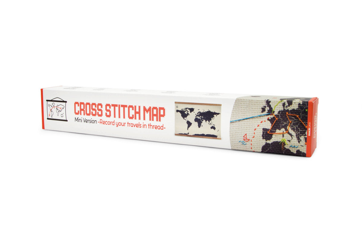 Suck UK Small Stitch World Map