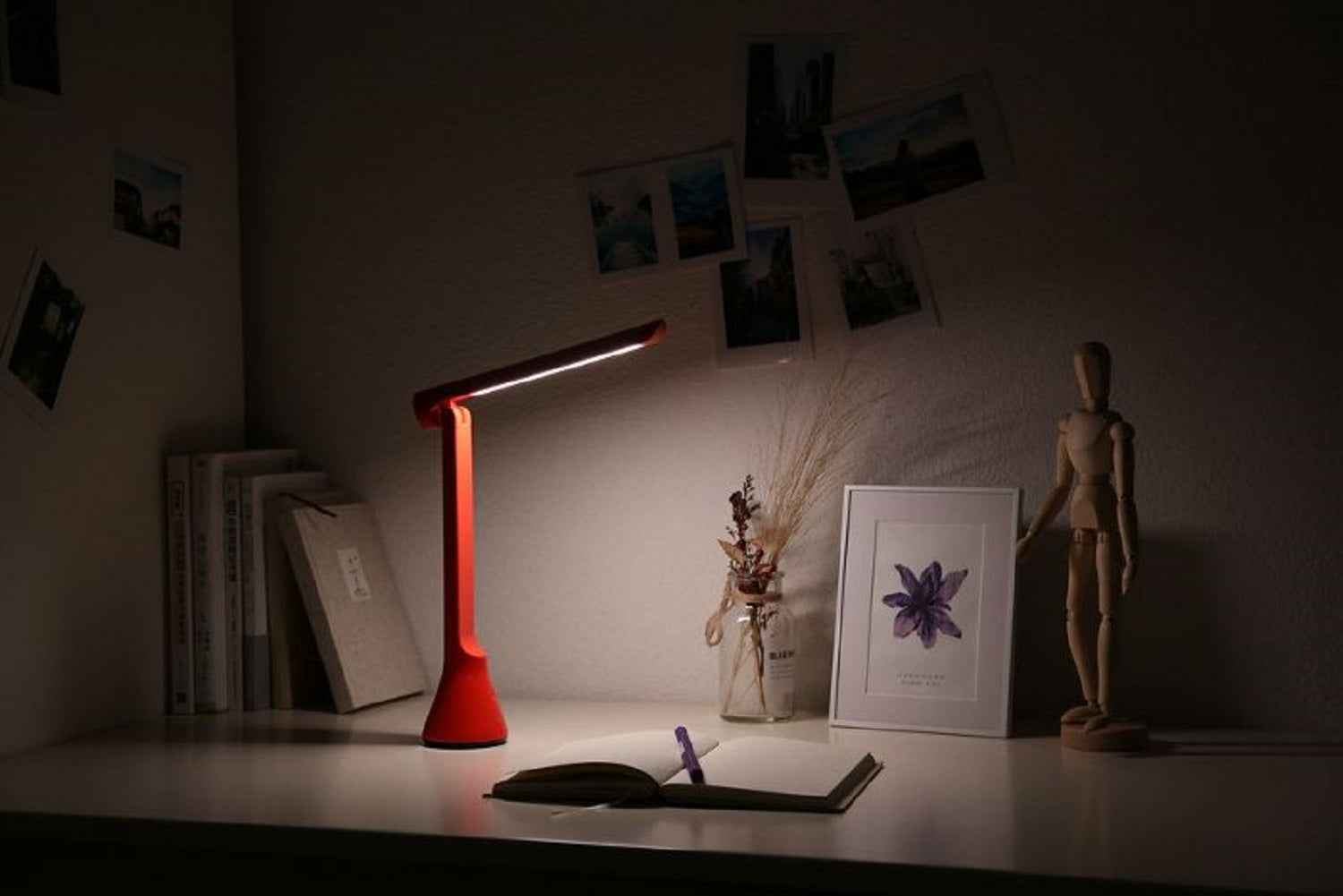 Yeelight: Folding Desk Lamp Rechargeable Pro - Red